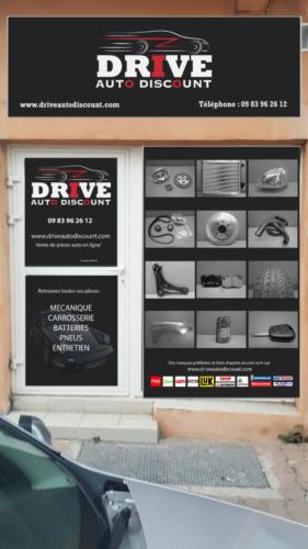 Devanture magasin Drive Auto Discount