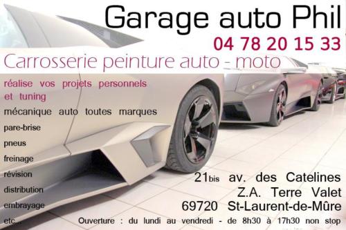 Carte de visite Garage Auto Phil